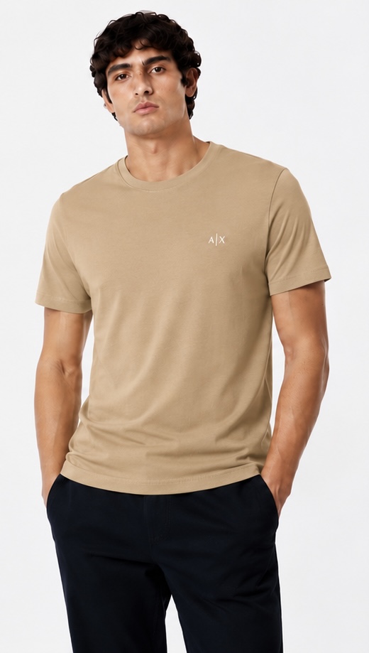 Armani Exchange Básica - Bege escuro