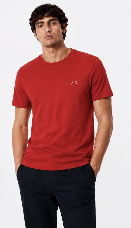Armani Exchange Básica - Vermelho