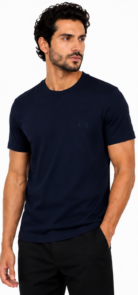 Armani Exchange Monocromatica -  Azul Marinho