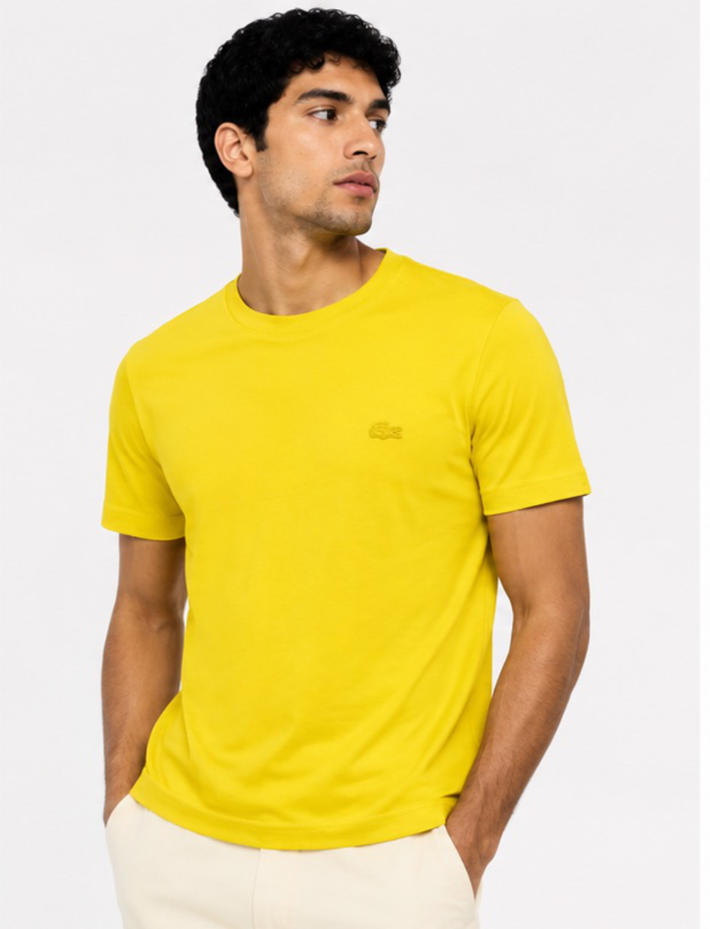 Lacoste Básica - Amarelo Mono