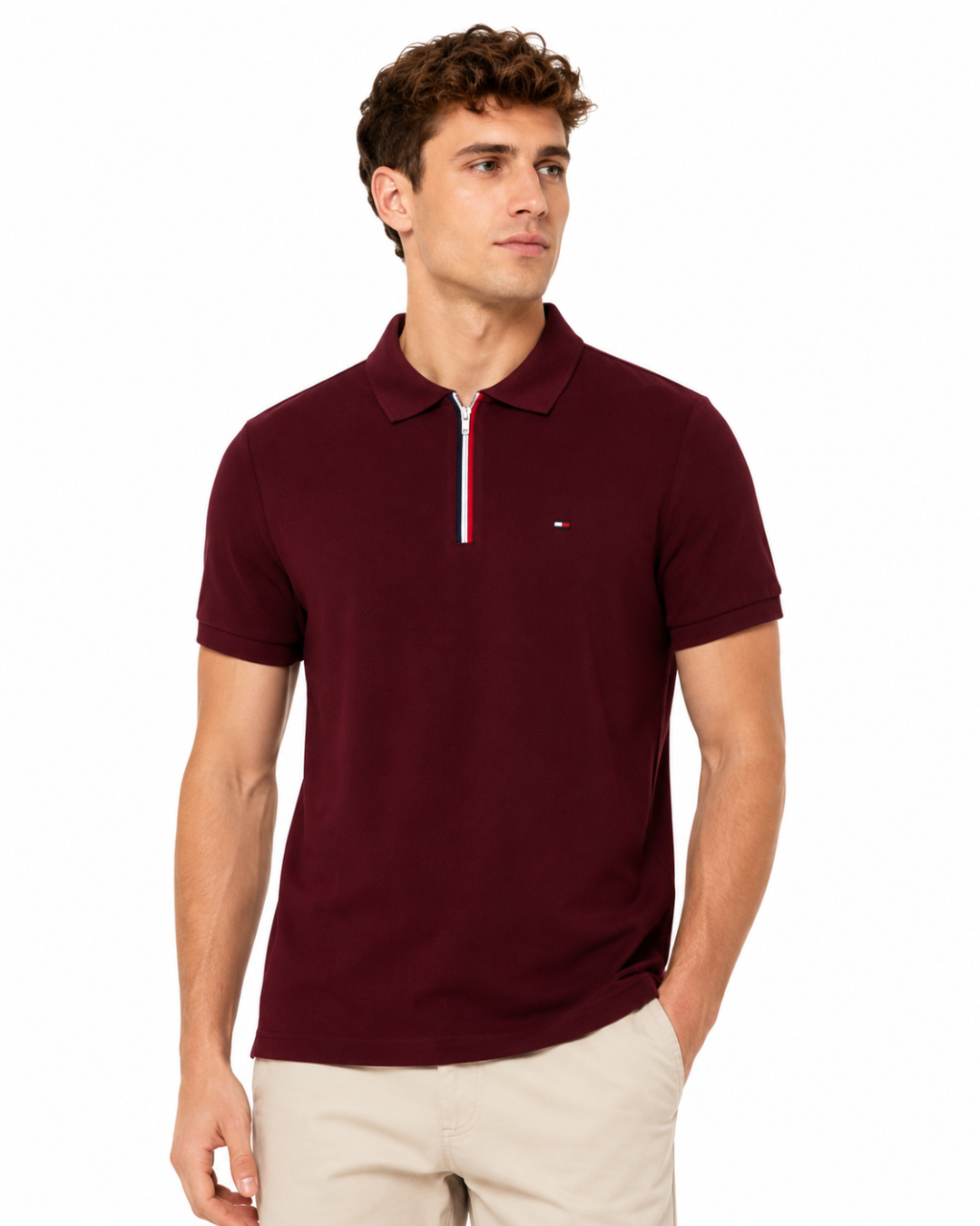 Tommy Hilfiger Ziper Detalhe Polo — foto 2